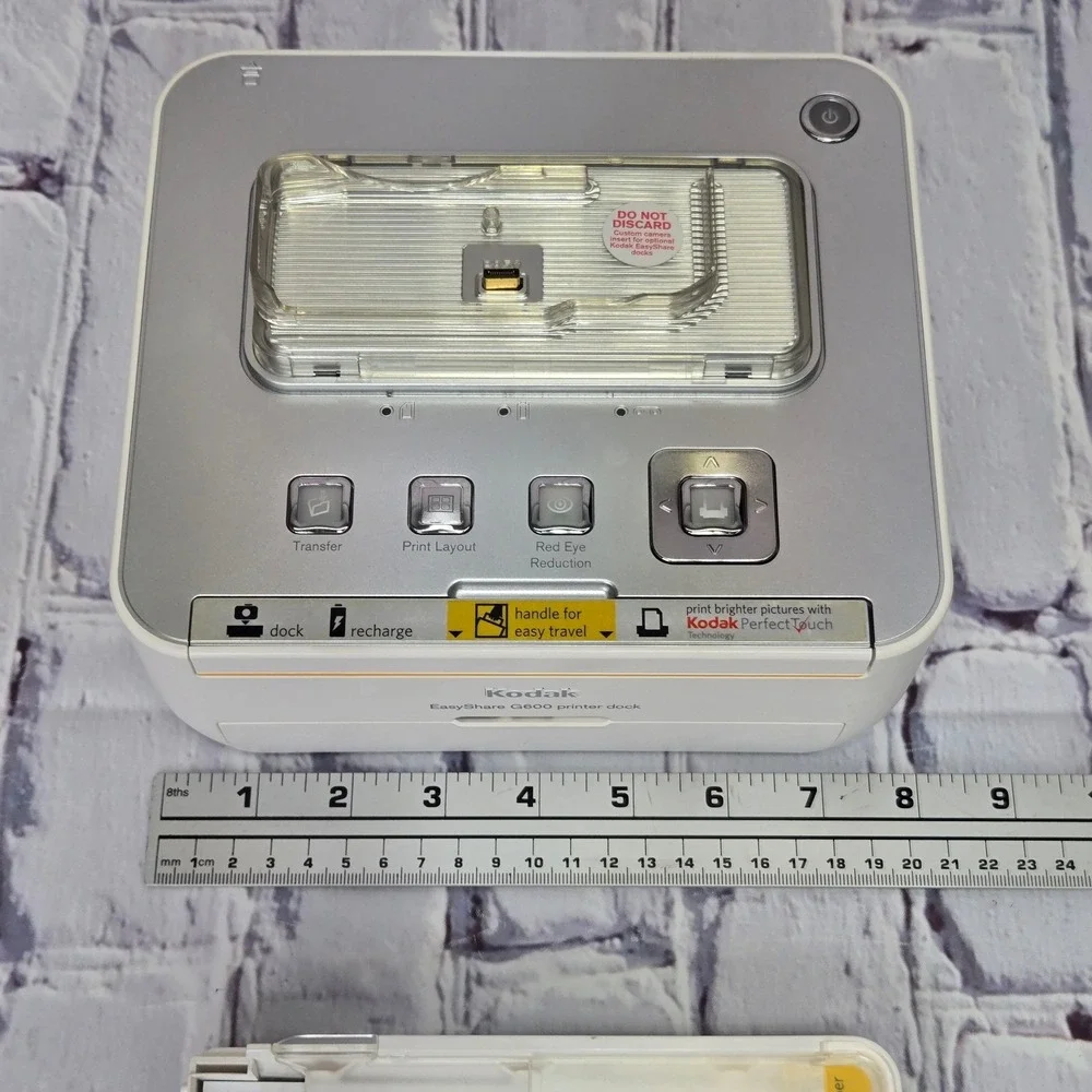 Kodak EasyShare G600 Printer Dock Photo Station W/ Software Power Adapter TESTED